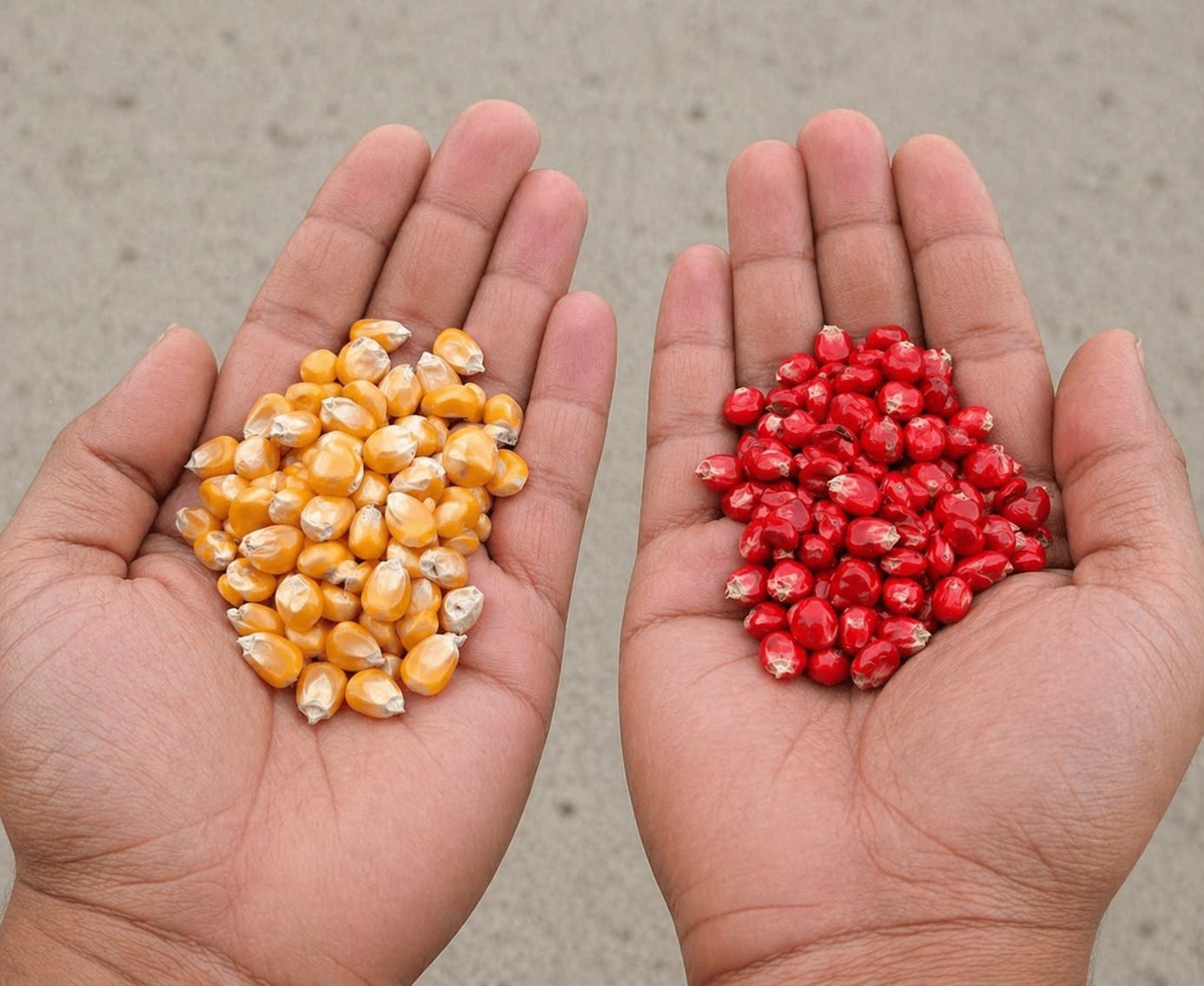 Maize treated with Seed Primer