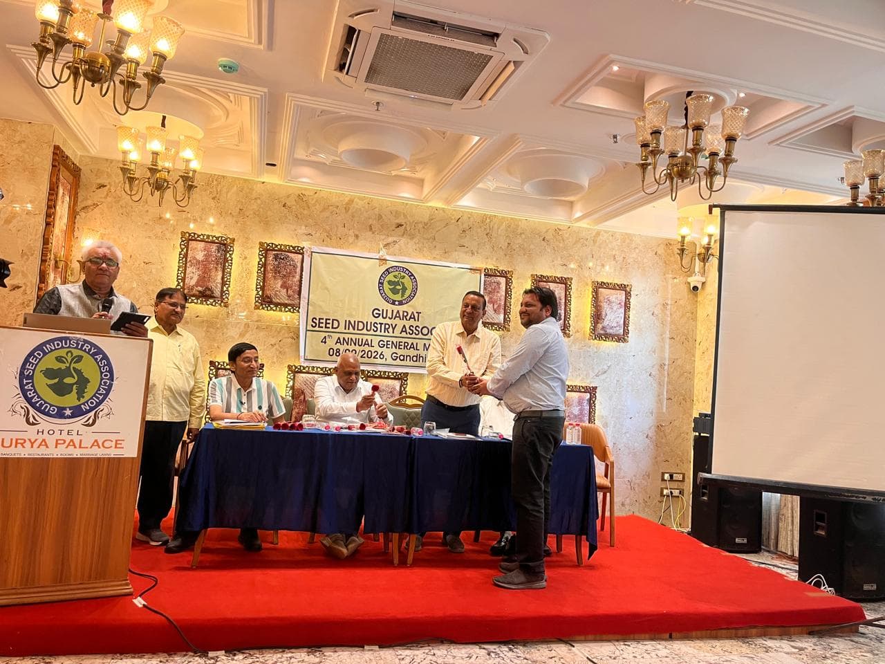 Seed Primer product launch at the Gujarat Seed Industry Association 4th AGM